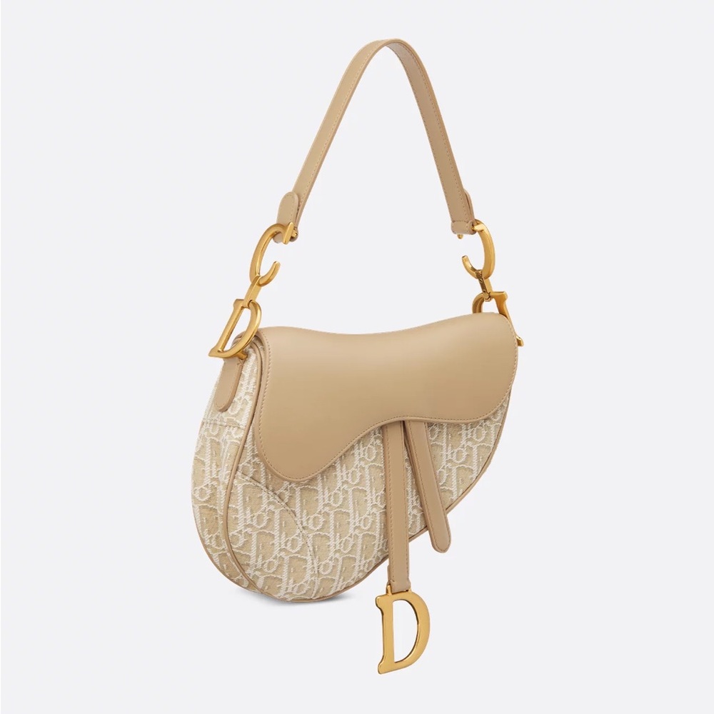 Dior Monogram Saddle Bag Tan - Picture 7 of 8